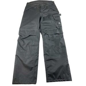 Mascot Louisville Workwear Pants Men M 34.5x32 Black Waterproof Insulate Quilted